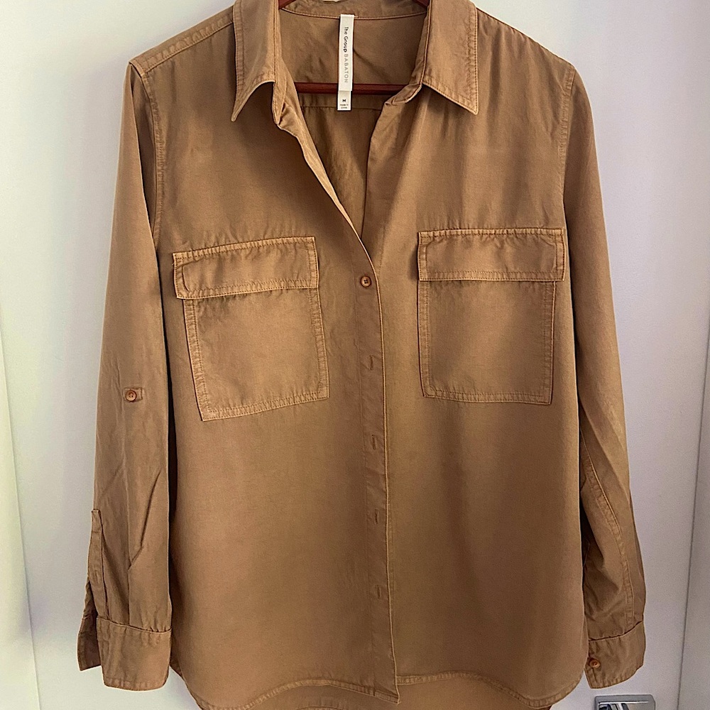 The Group by Babaton Utility button up shirt. Size Medium